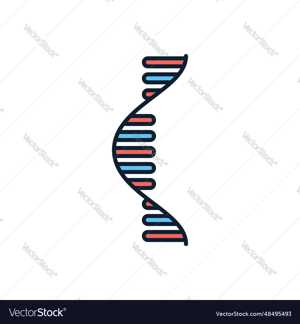 Rna related icon vector image Rna related icon