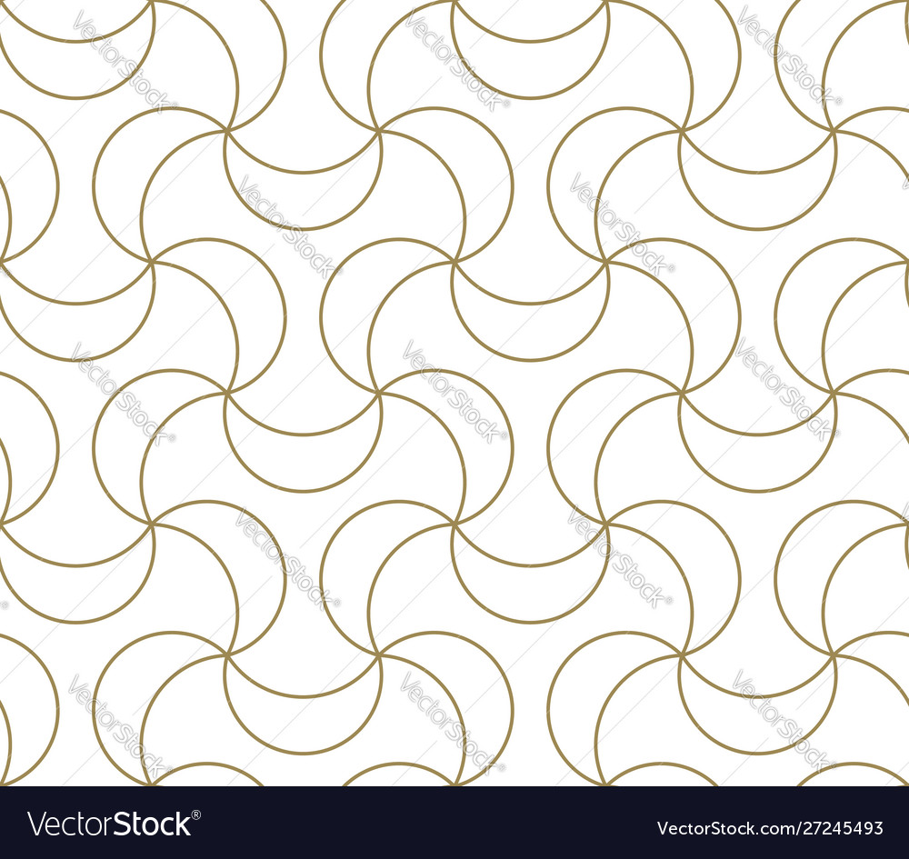 Seamless pattern with abstract geometric line vector image Seamless pattern with abstract geometric line