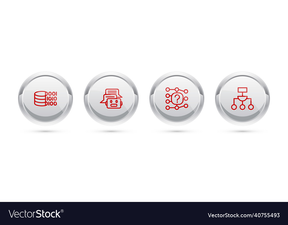 Zeile binärer Code Chat Bot neural Netzwerk vector image Zeile binärer Code Chat Bot neural Netzwerk