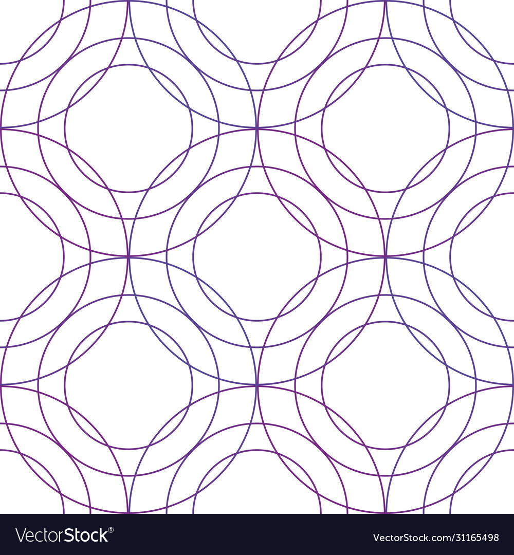 Abstract geometric seamless circles pattern stock