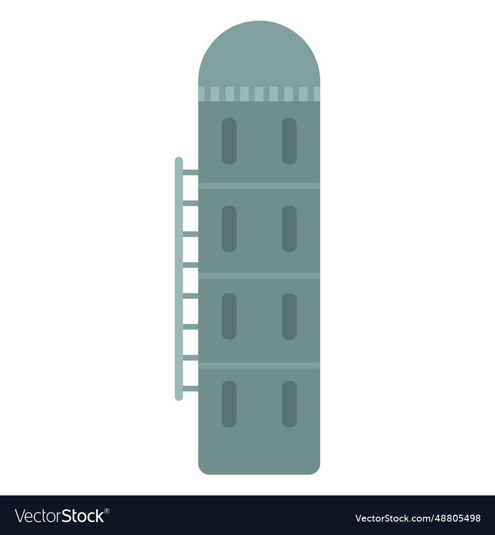 Farm grain silo icon