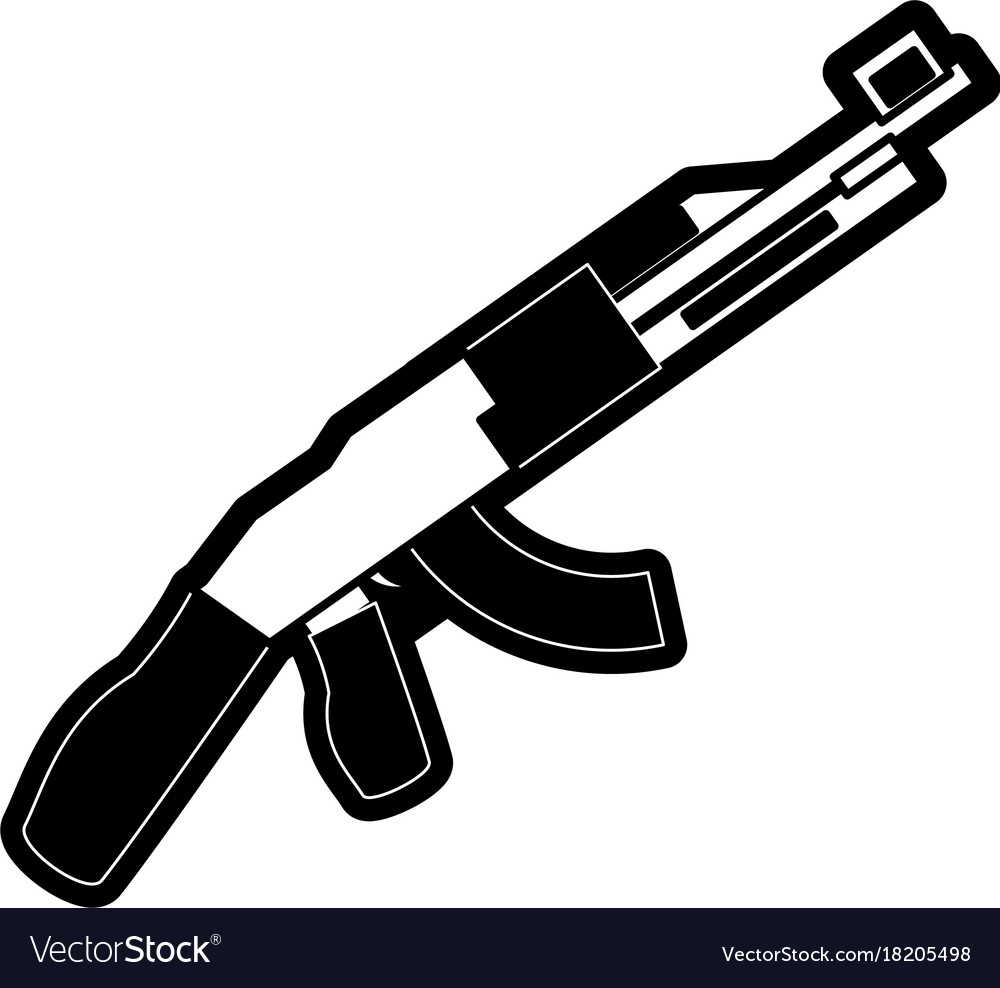 Rifle Royalty Free Vector Image - VectorStock