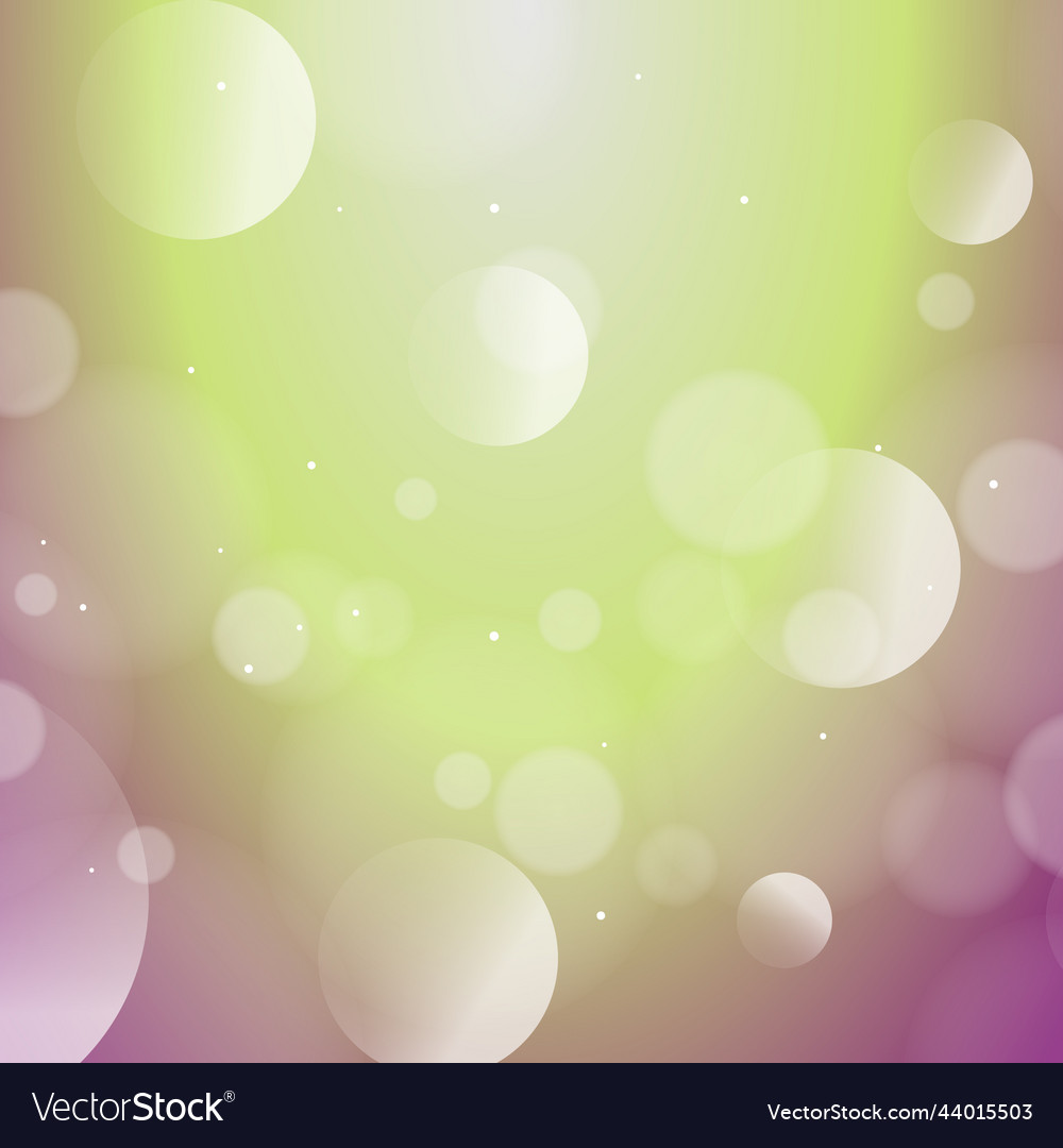Abstract multicolored blurred bokeh on red