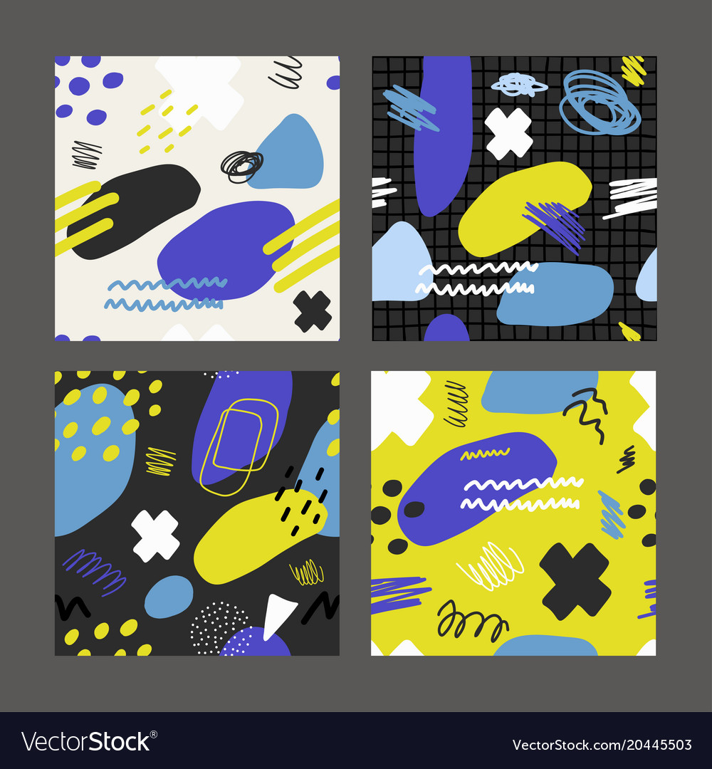 Collections of colorful seamless pattern