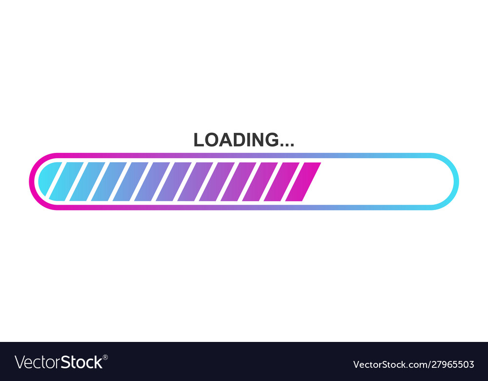 Colorful loading icon Royalty Free Vector Image