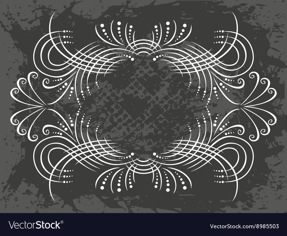 Decorative frame with pattern