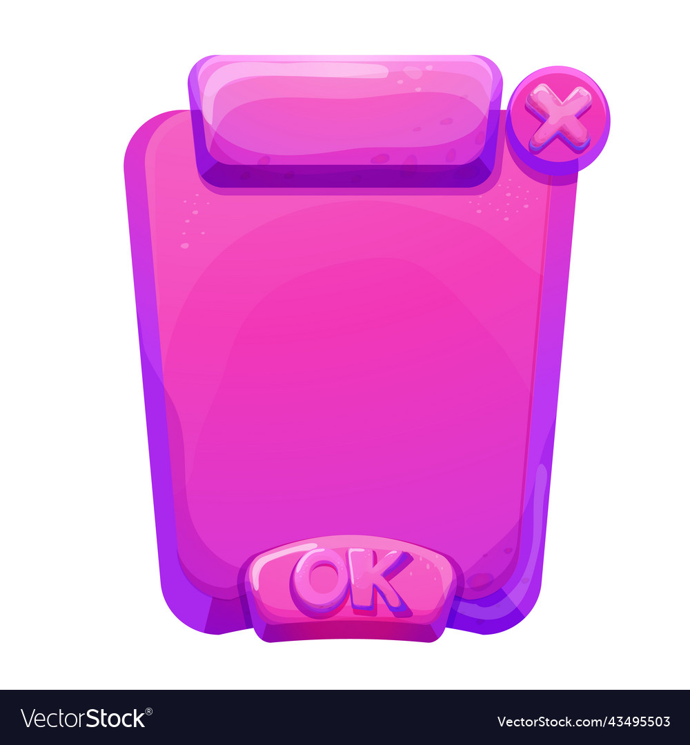 Jelly fantasy interface template game menu