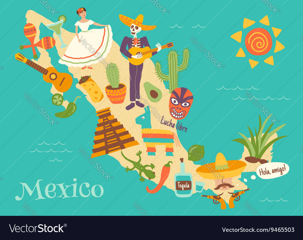 Mexico Royalty Free Vector Image - VectorStock