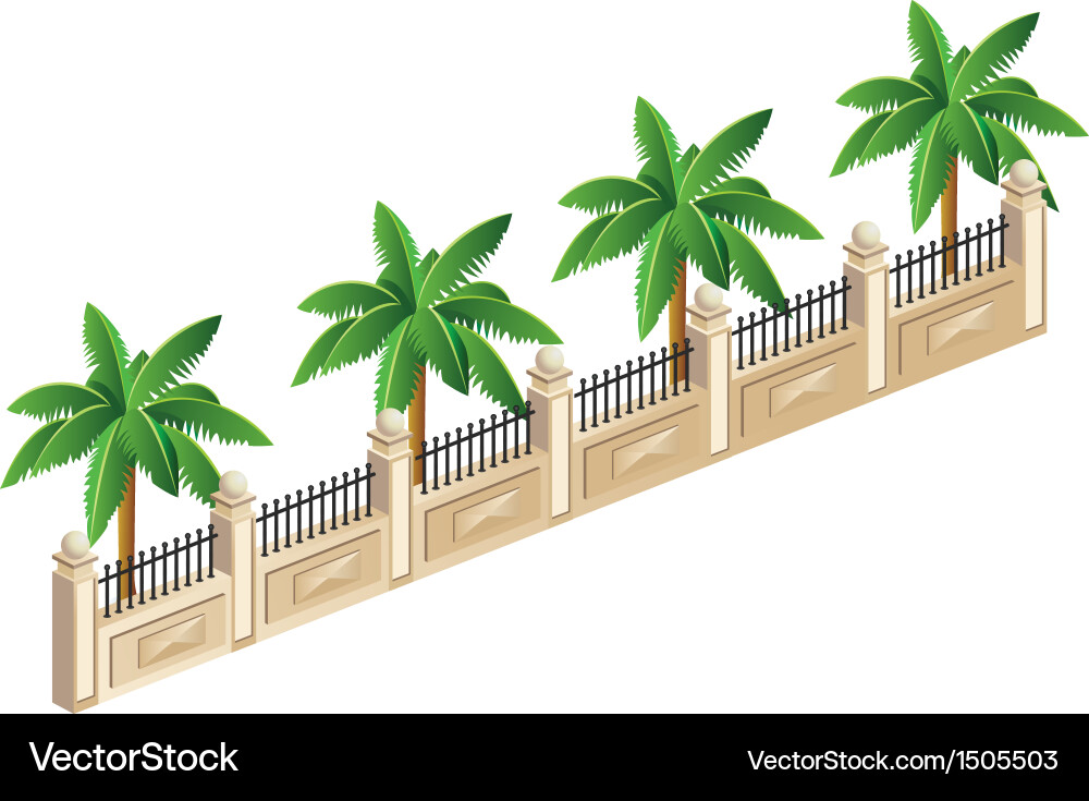 Palm trees Royalty Free Vector Image - VectorStock