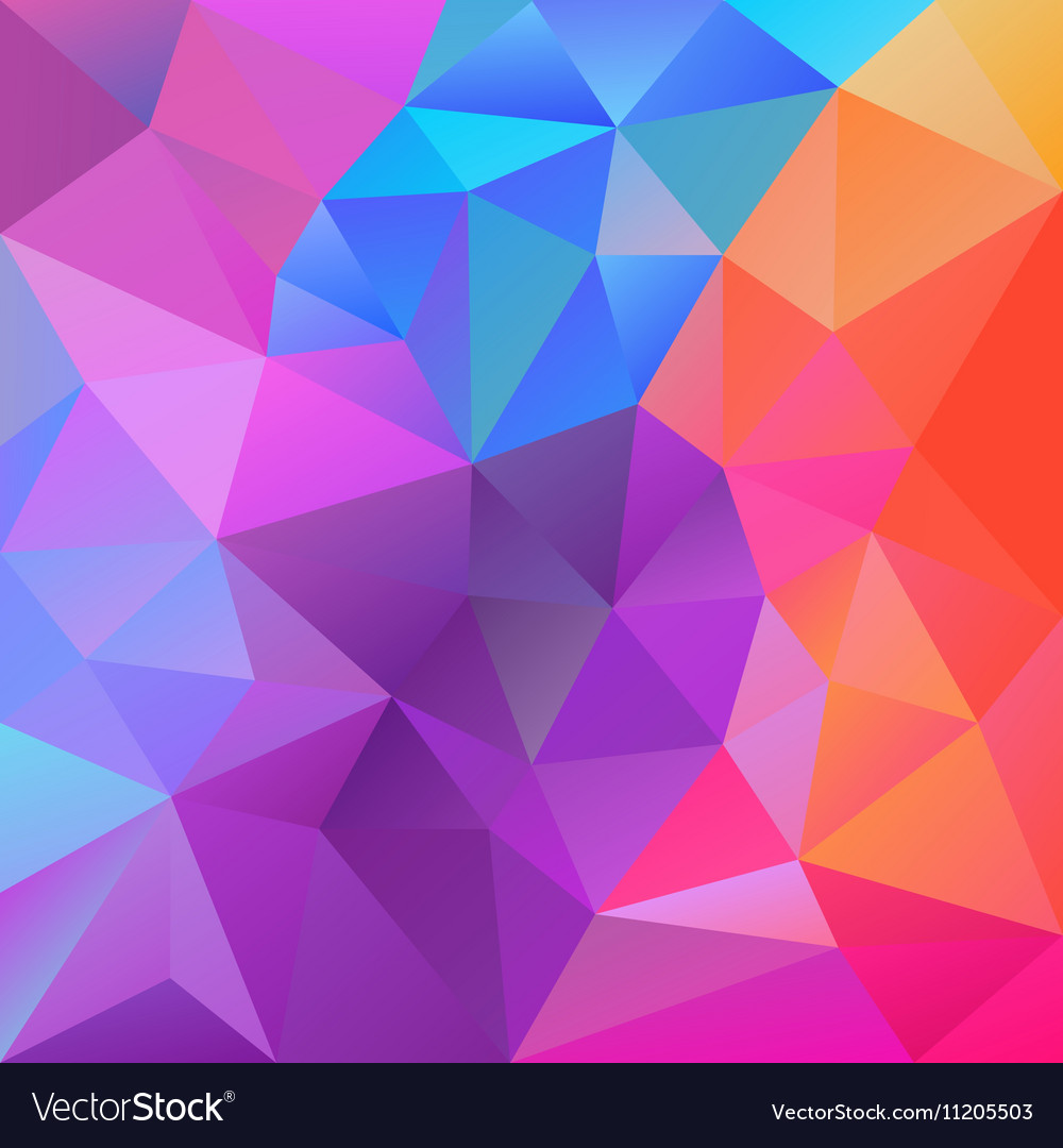 Pastel Triangular Polygon Background