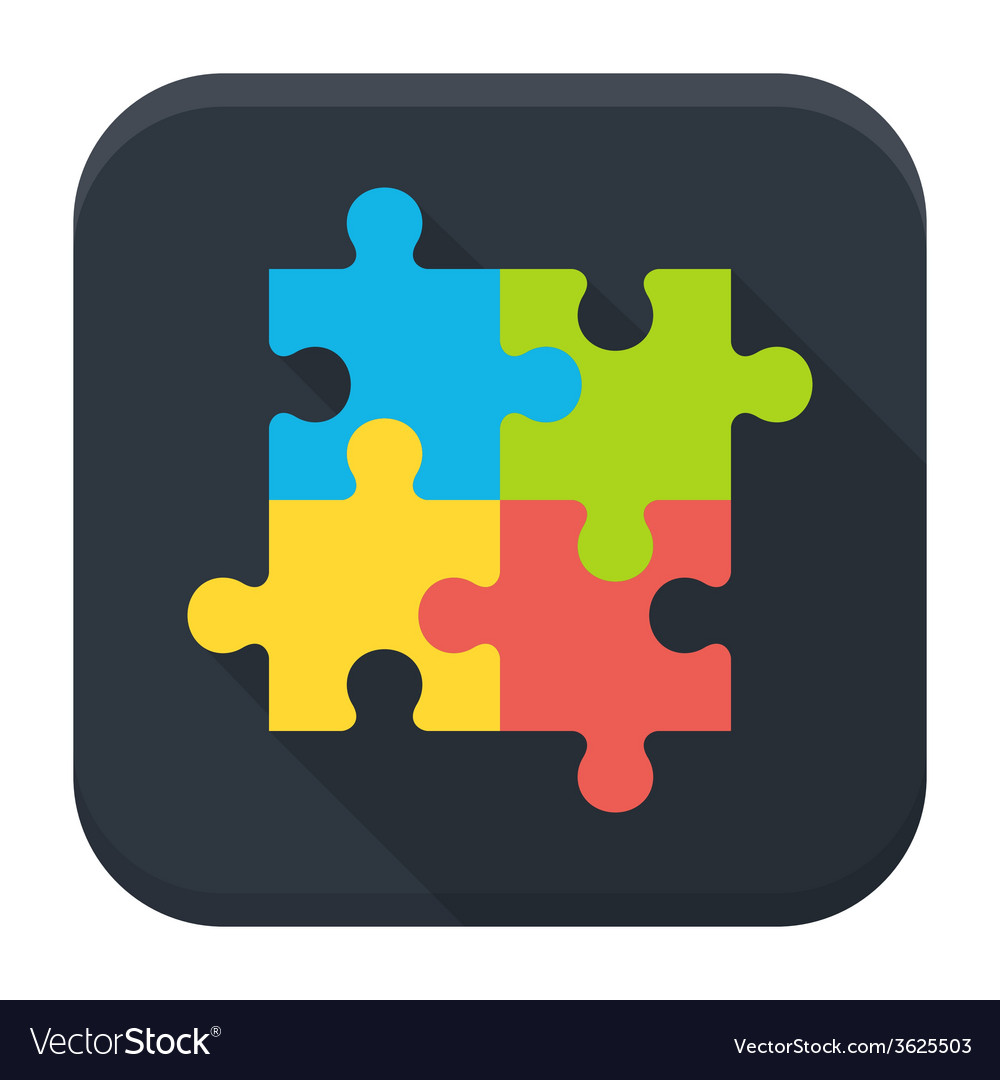 Puzzle Icon - Square App