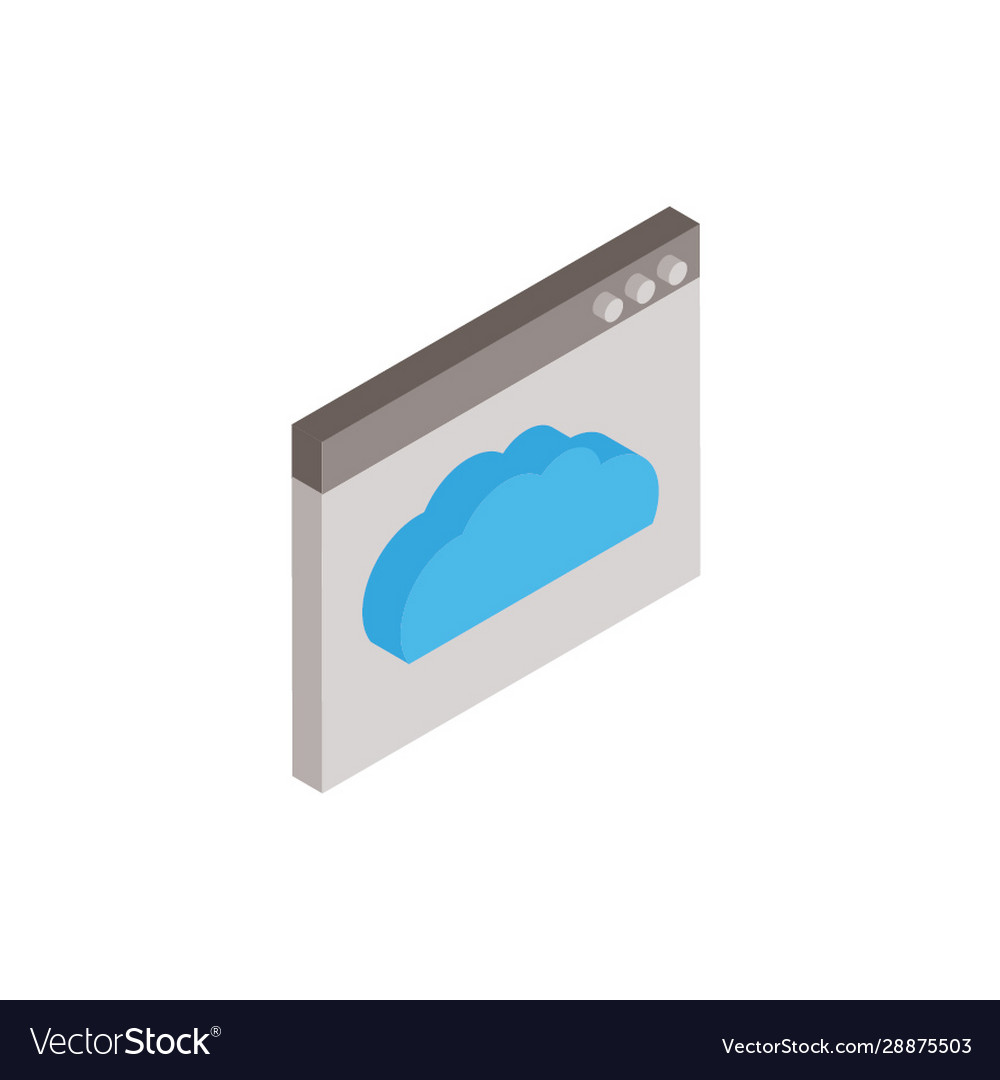 Template webpage with cloud computing