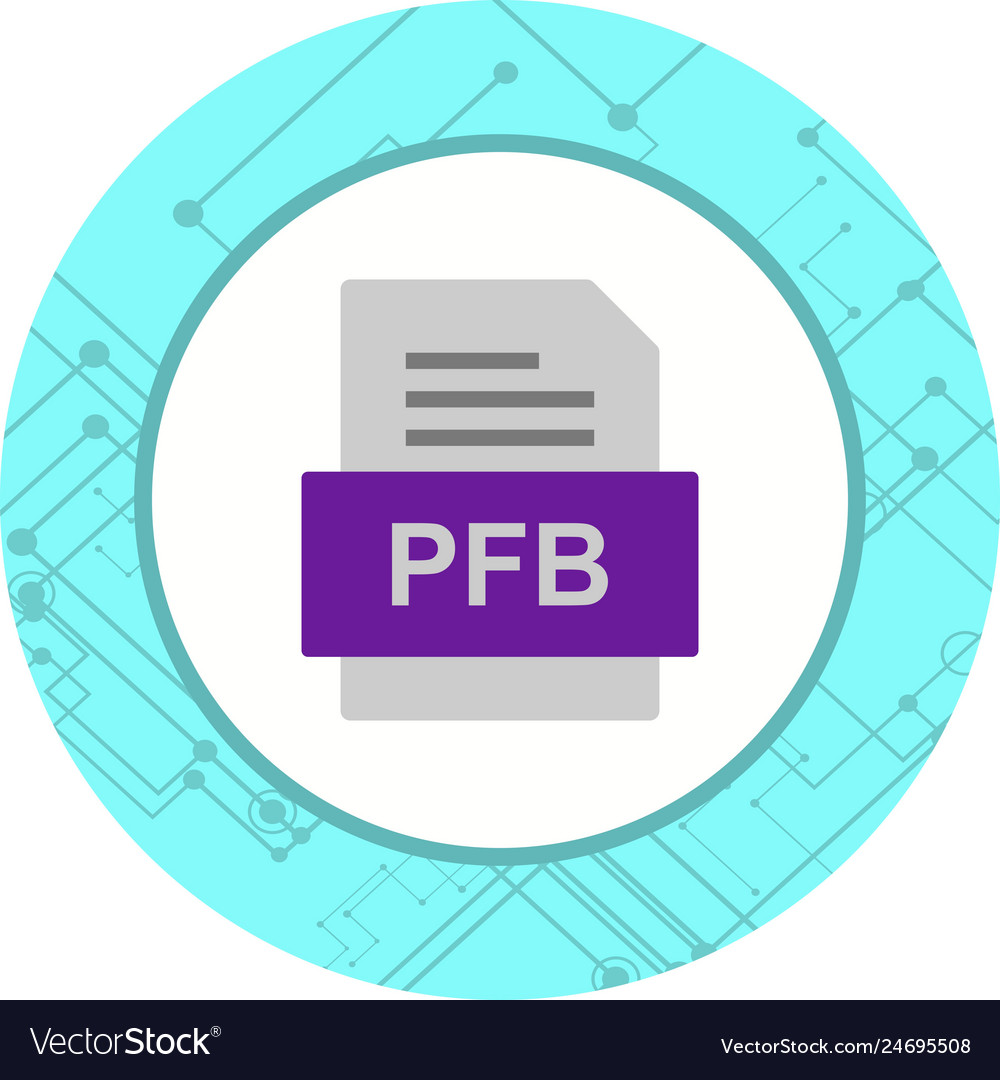 Pfb file document icon