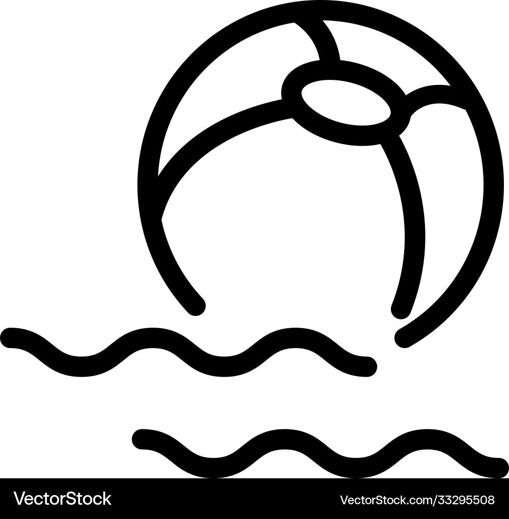 Pool line icon Royalty Free Vector Image - VectorStock