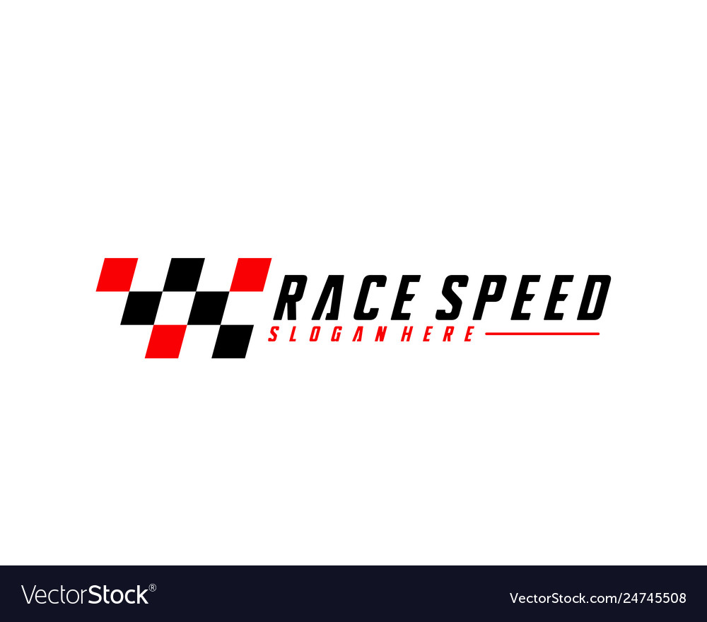 Race flag design concepts icon speed simple