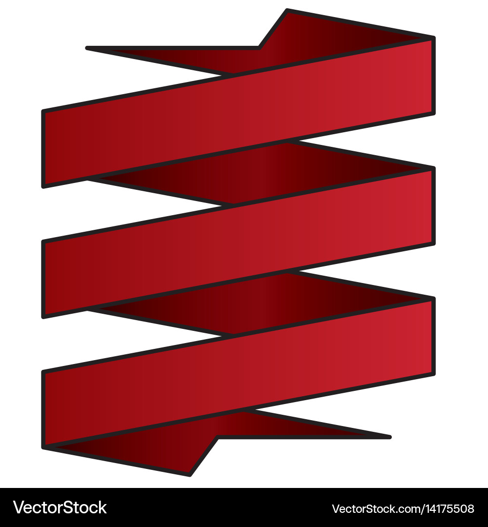 Ribbons and labels on white Royalty Free Vector Image