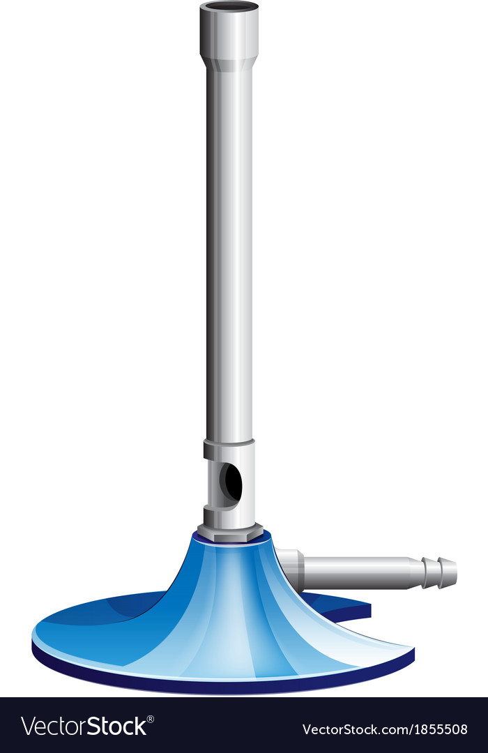 the bunsen burner royalty free vector image vectorstock