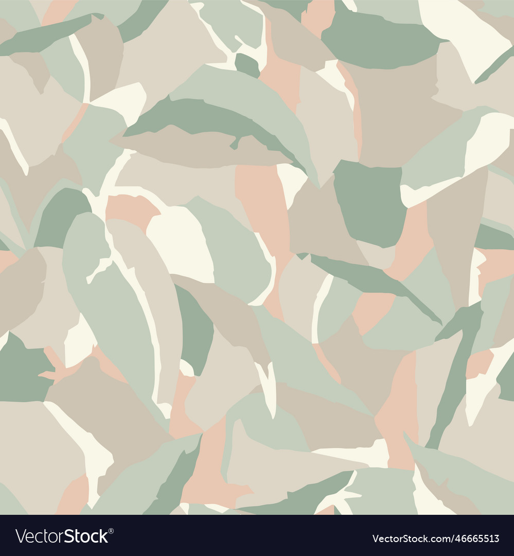 Abstract leaf seamless repeat pattern vector image Abstract leaf seamless repeat pattern