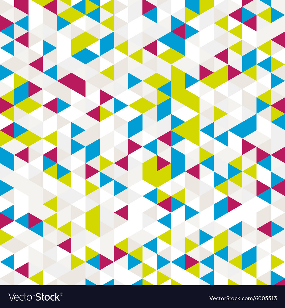 Background of different color triangles