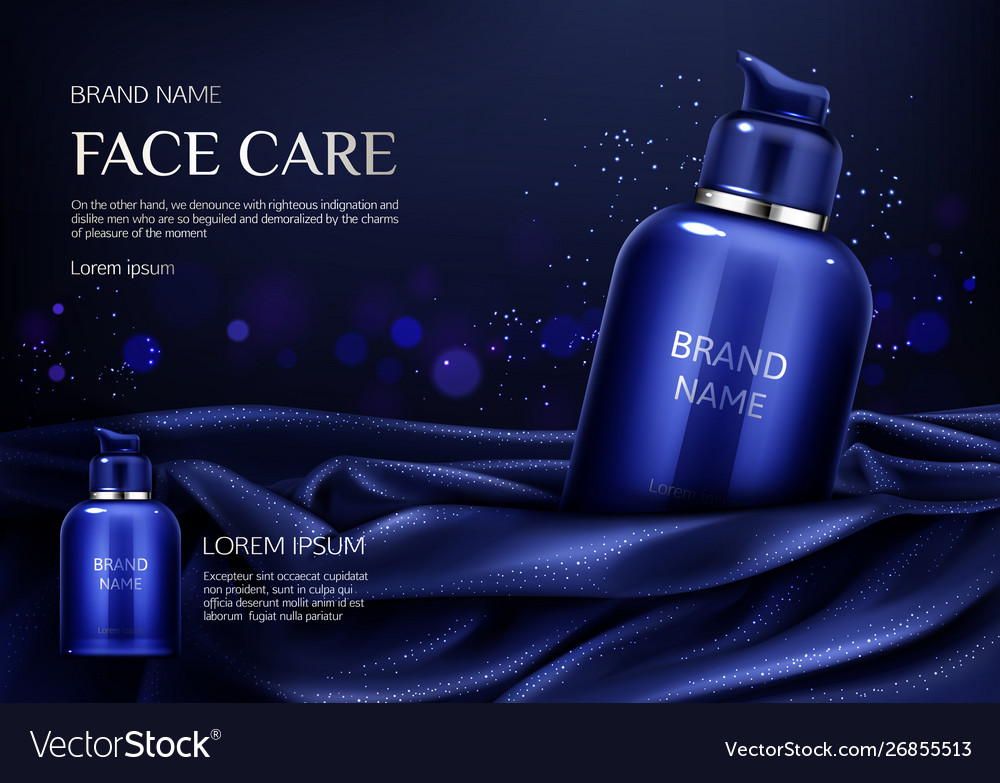 Cosmetics Bottle Mockup Spa Natural Beauty Product