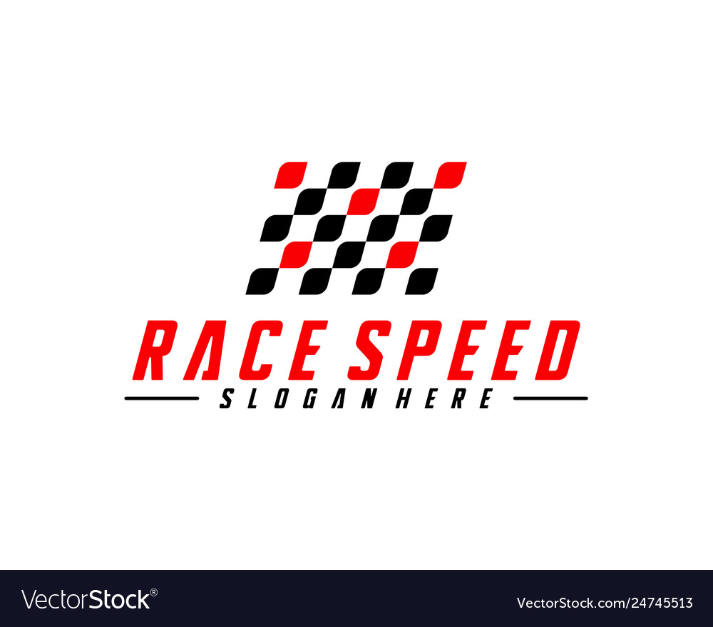 Race flag design concepts icon speed simple