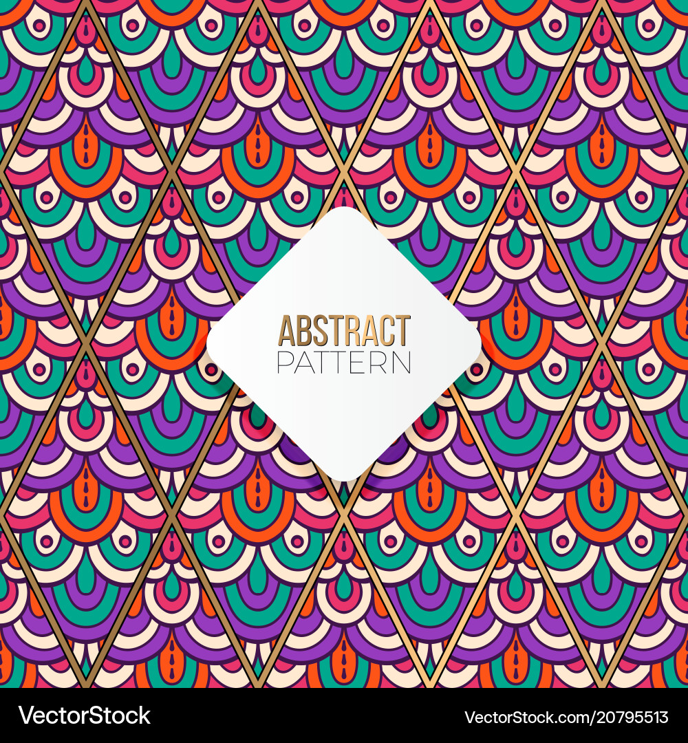 Seamless pattern tile Royalty Free Vector Image