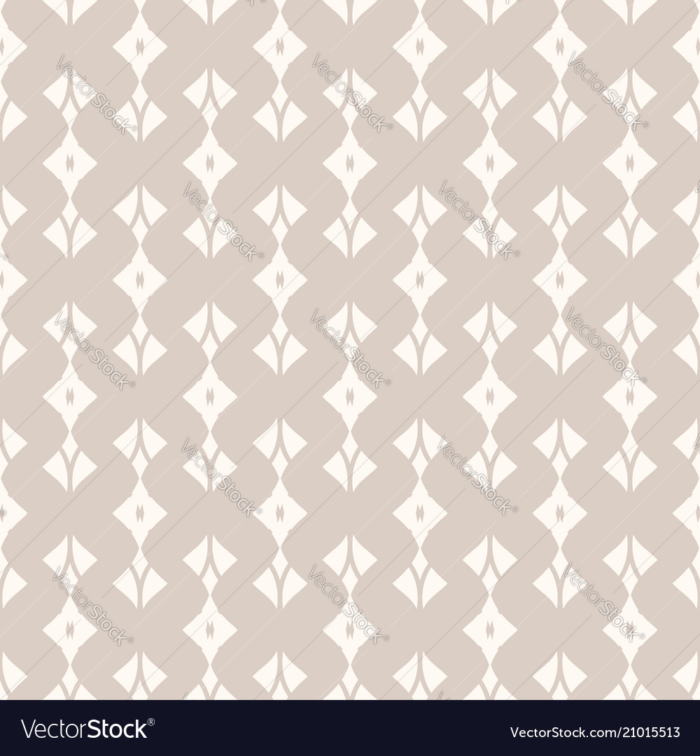 Seamless pattern with curved shapes rhombuses