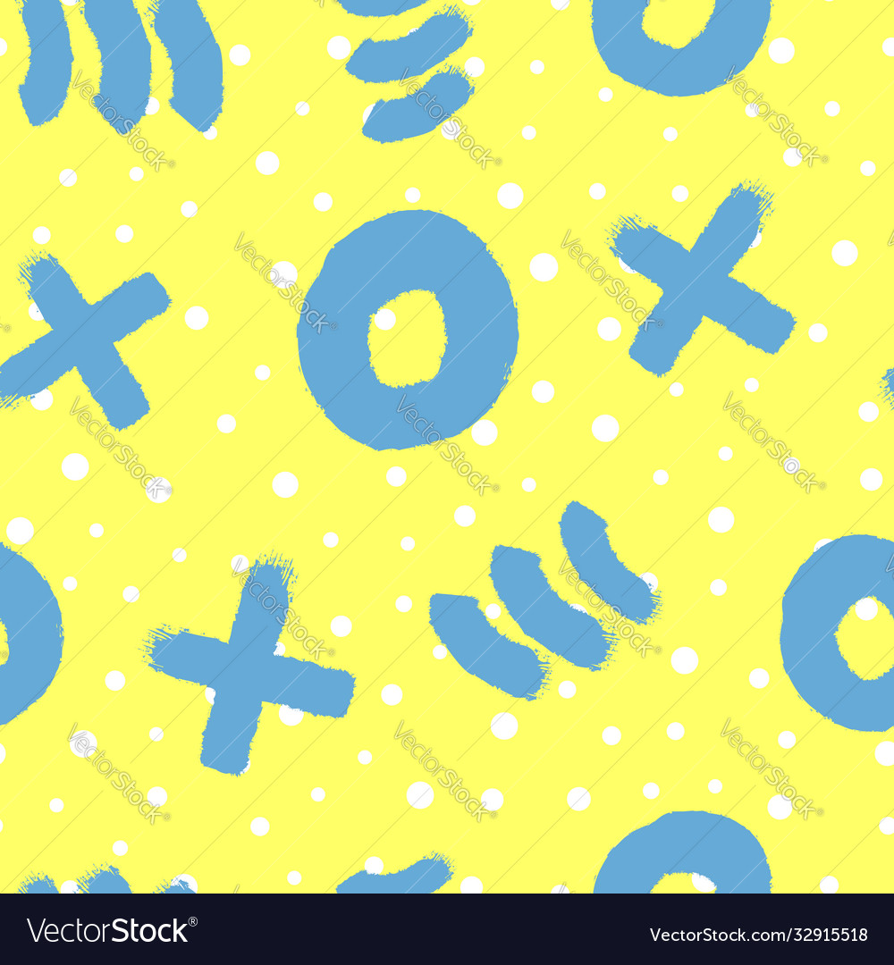 Abstract seamless pattern with geometric shapes