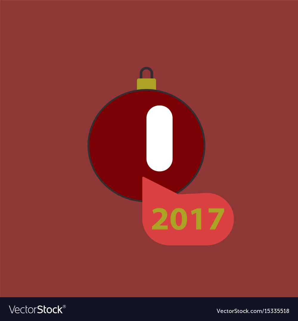 New 2017 year christmas ball