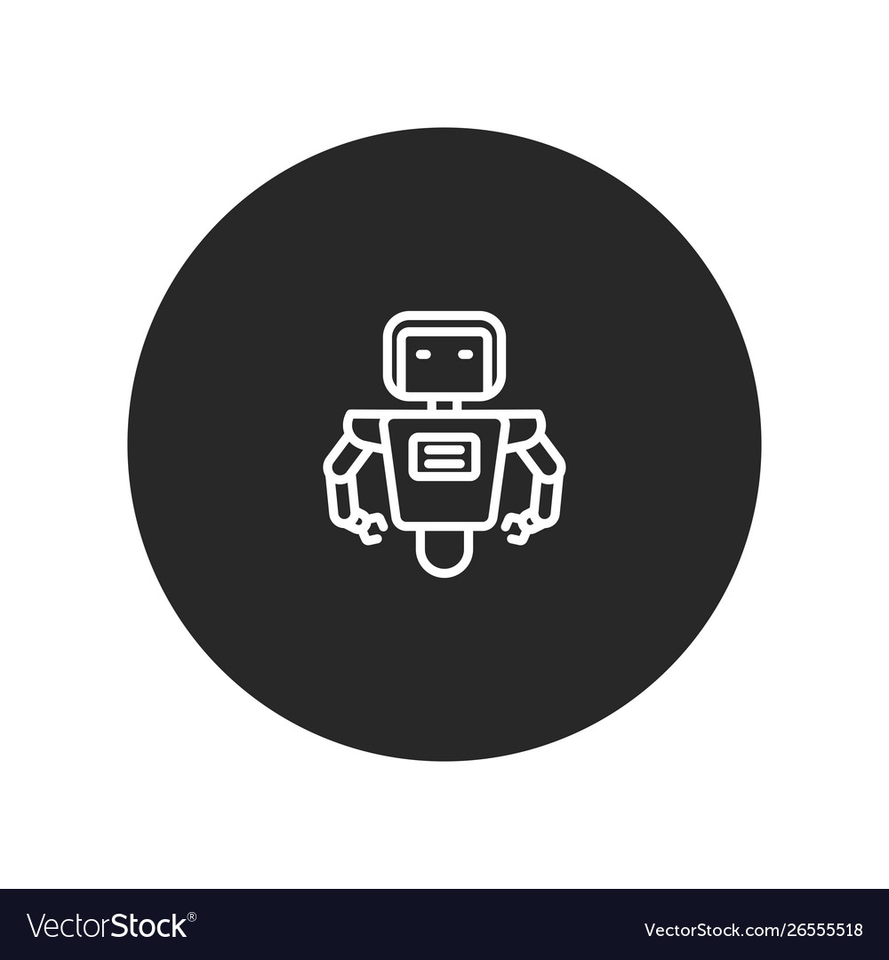 Robot icon vector image Robot icon