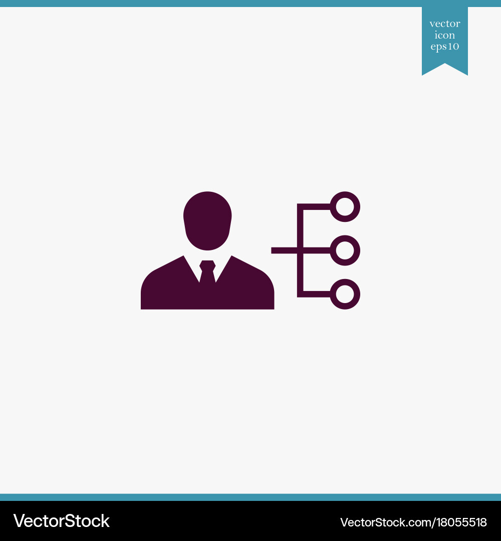 Teamwork icon simple Royalty Free Vector Image