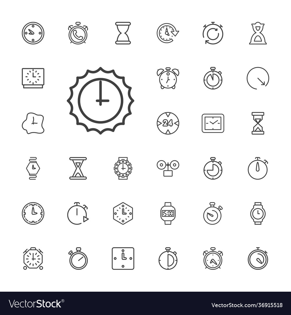 Timer icons