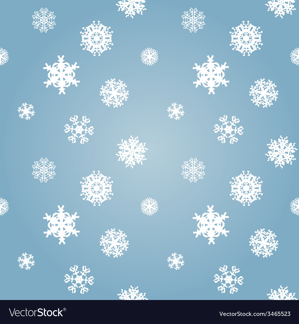 Snowflakes winter seamless texture endless pattern