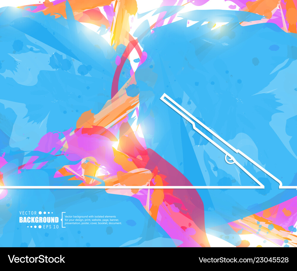 Abstract creative concept line draw Royalty Free Vector