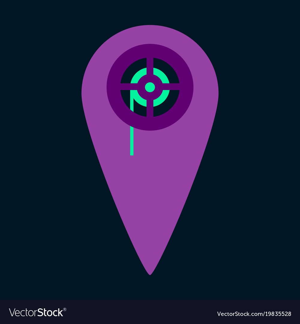 Flat icon pointer cinema