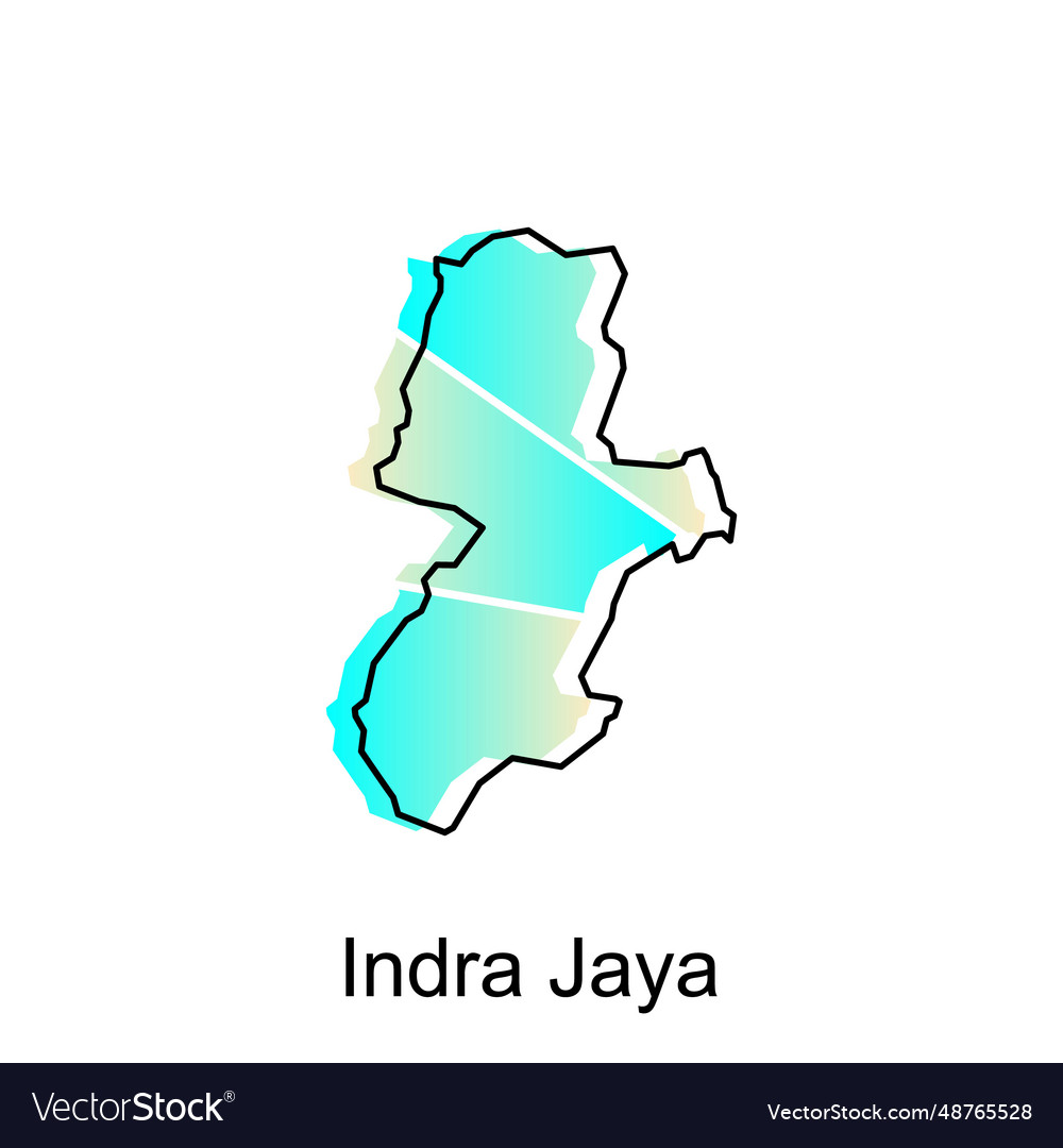 Map city of indra jaya design world Royalty Free Vector