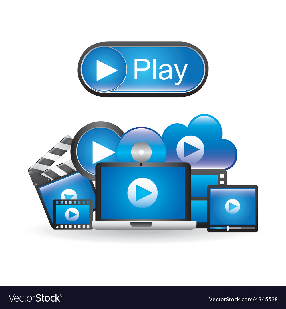 Multimedia Player Interface Icons