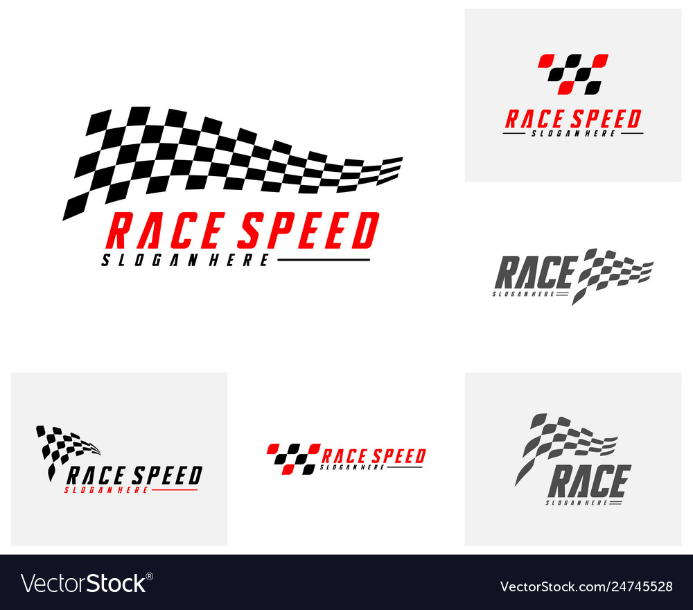 Race Flag Concept Set - Speed Icons