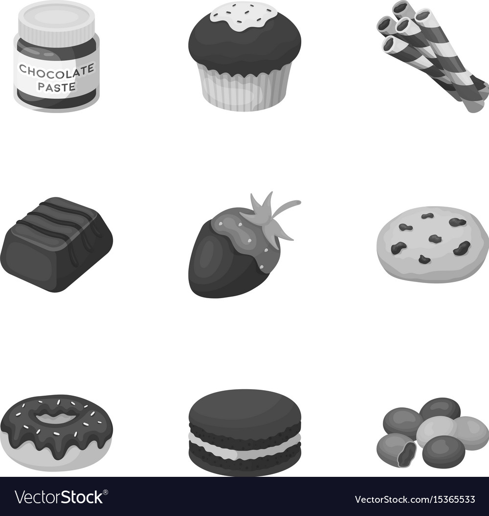 A set chocolate sweets products