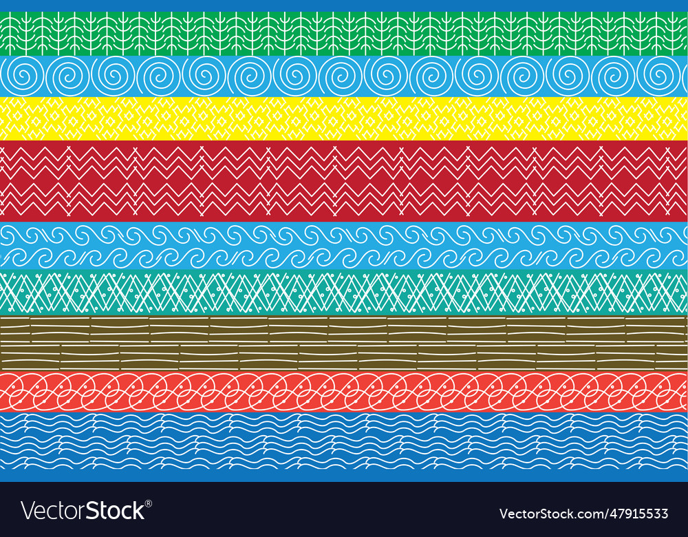 Abstract white line on multi color background vector image Abstract white line on multi color background