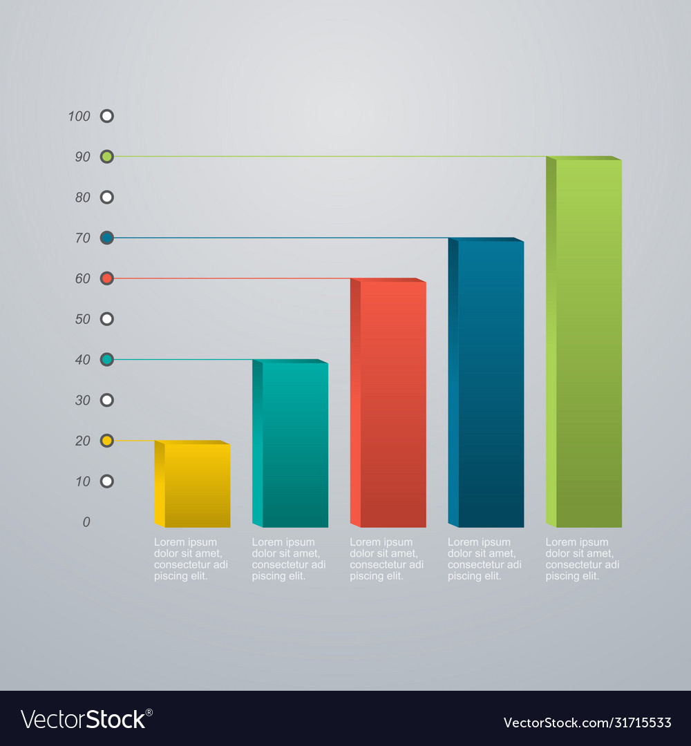 Bar chart graph diagram financial analytic