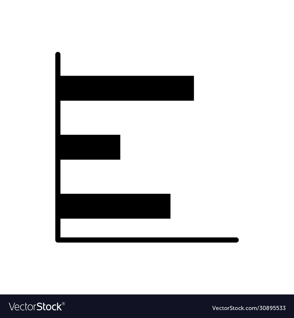 Chart icon design template vector image Chart icon design template