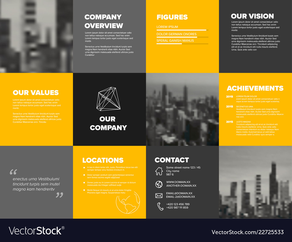 company profile template photoshop free download