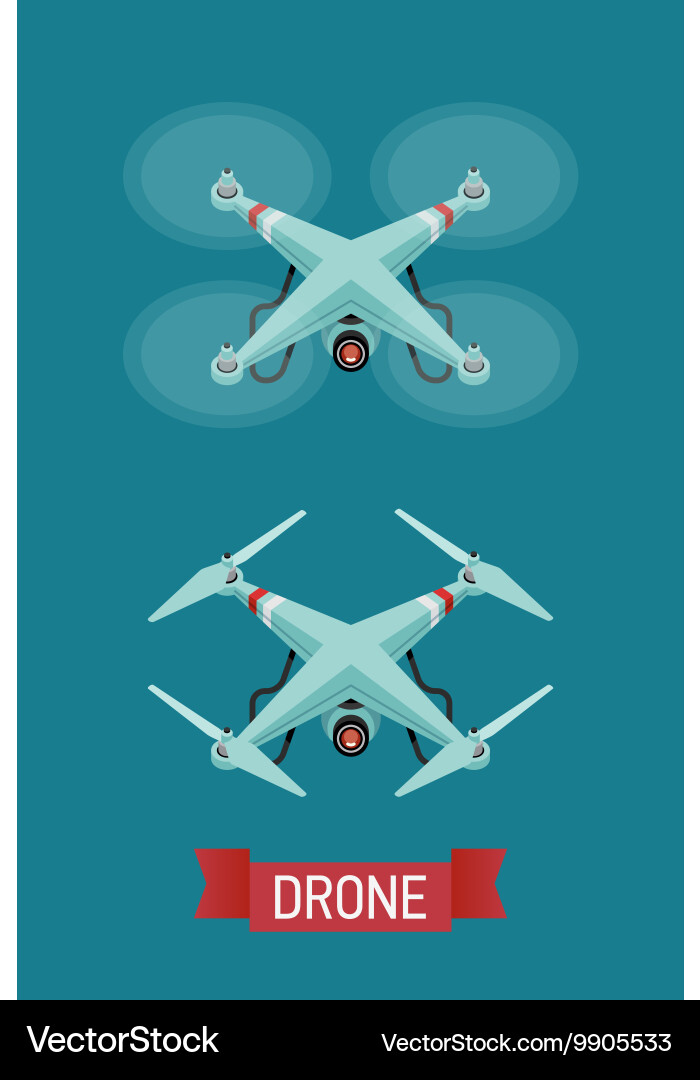 Drone icon Royalty Free Vector Image - VectorStock