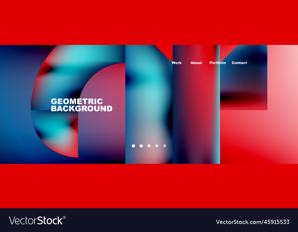Minimal geometric abstract background circle vector image Minimal geometric abstract background circle