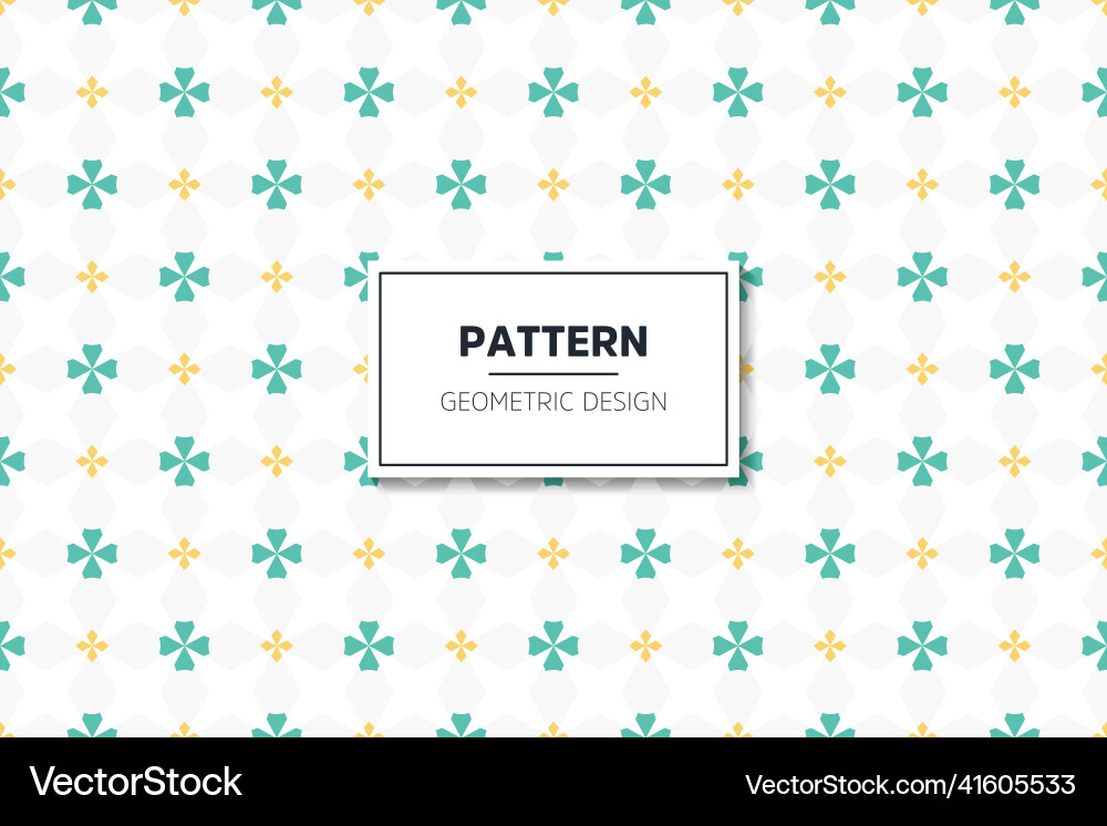 Seamless pattern with simple colorful geometric Vector Image