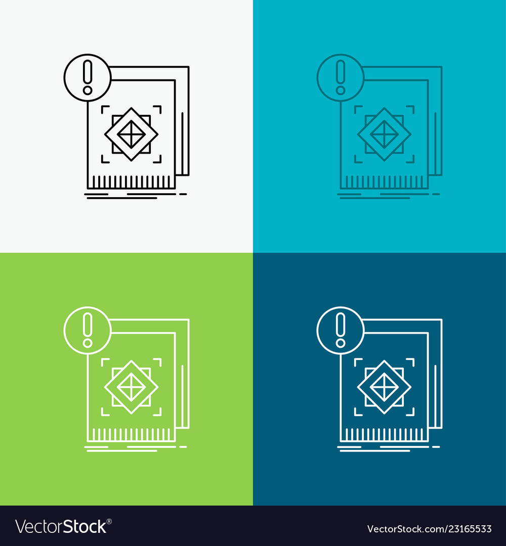 Structure standard infrastructure information vector image Structure standard infrastructure information