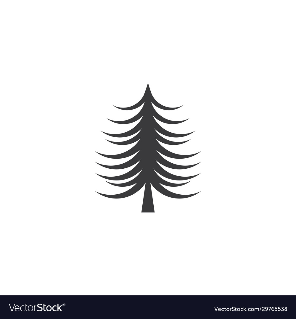 Pine tree logo Royalty Free Vector Image - VectorStock