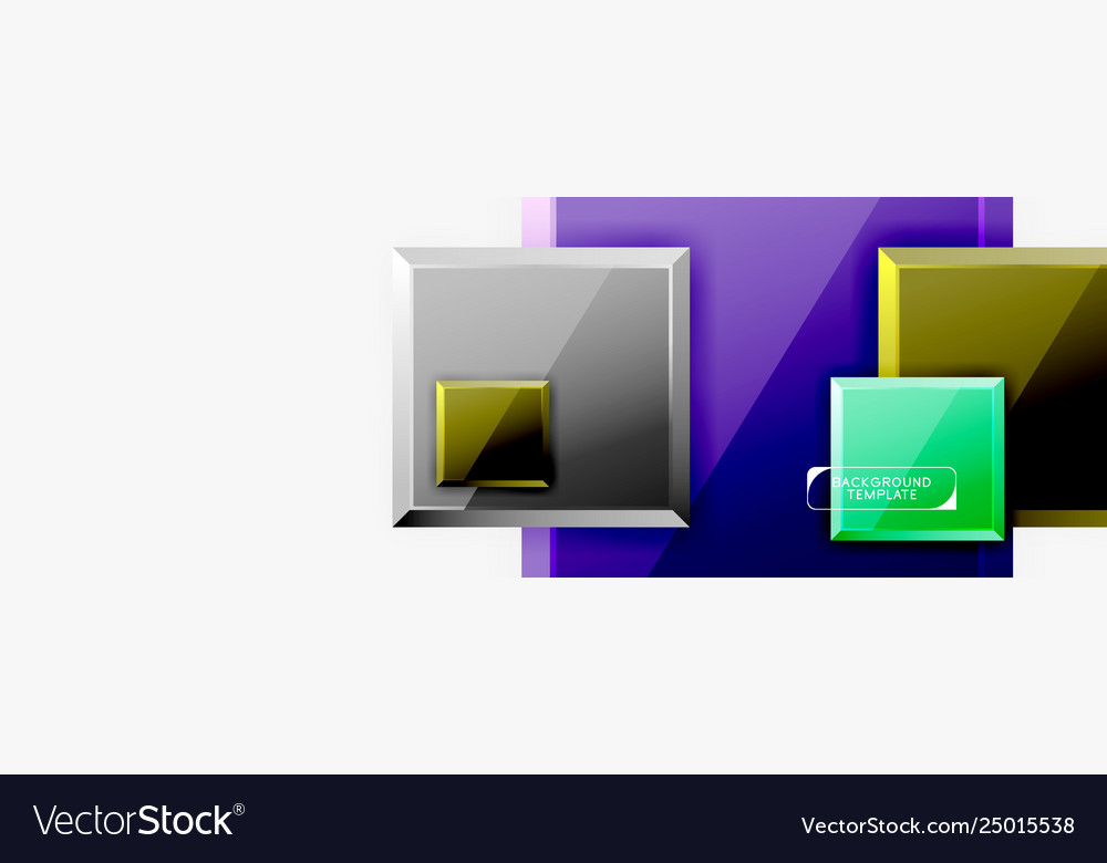 Square geometric composition Royalty Free Vector Image