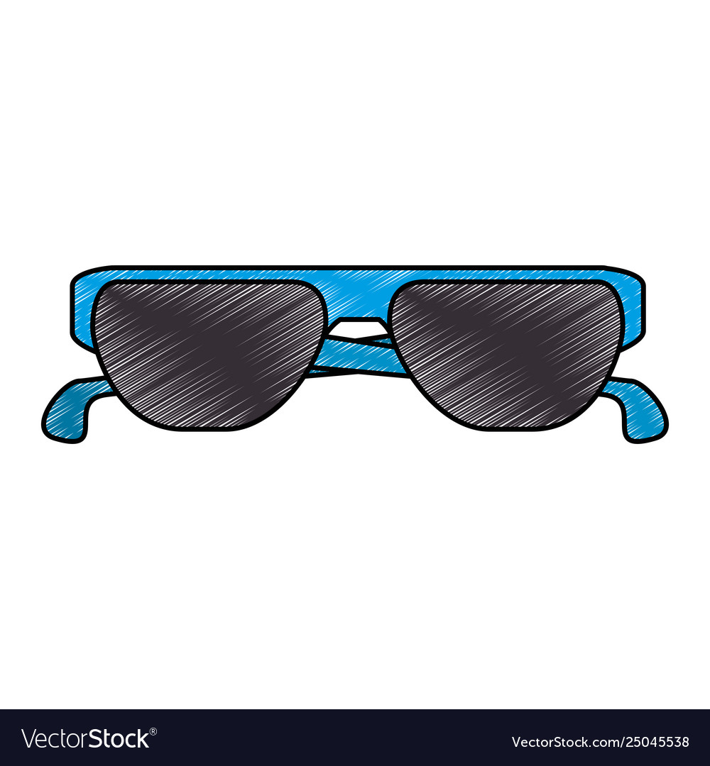 Sunglasses summer isolated icon Royalty Free Vector Image